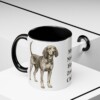 11oz Funny American English Coonhound Mug, Black, lifestyle photo