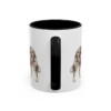 11oz Australian Shepherd Dog Dad Mug, Black, back view