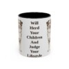11oz-australian-shepherd-mug-humor-black-front 11oz Funny Australian Shepherd Mug, Black, front view