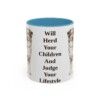 11oz-australian-shepherd-mug-humor-light-blue 11oz Funny Australian Shepherd Mug, Light Blue, front view