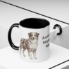 11oz Australian Shepherd Dog Mom Mug, Black, lifestyle photo