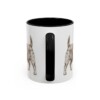 11oz Australian Terrier Dog Mom Mug, Black, back view