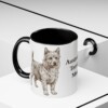 11oz Australian Terrier Dog Mom Mug, Black, lifestyle photo