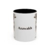 11oz Azawakh Mug, Black, front view