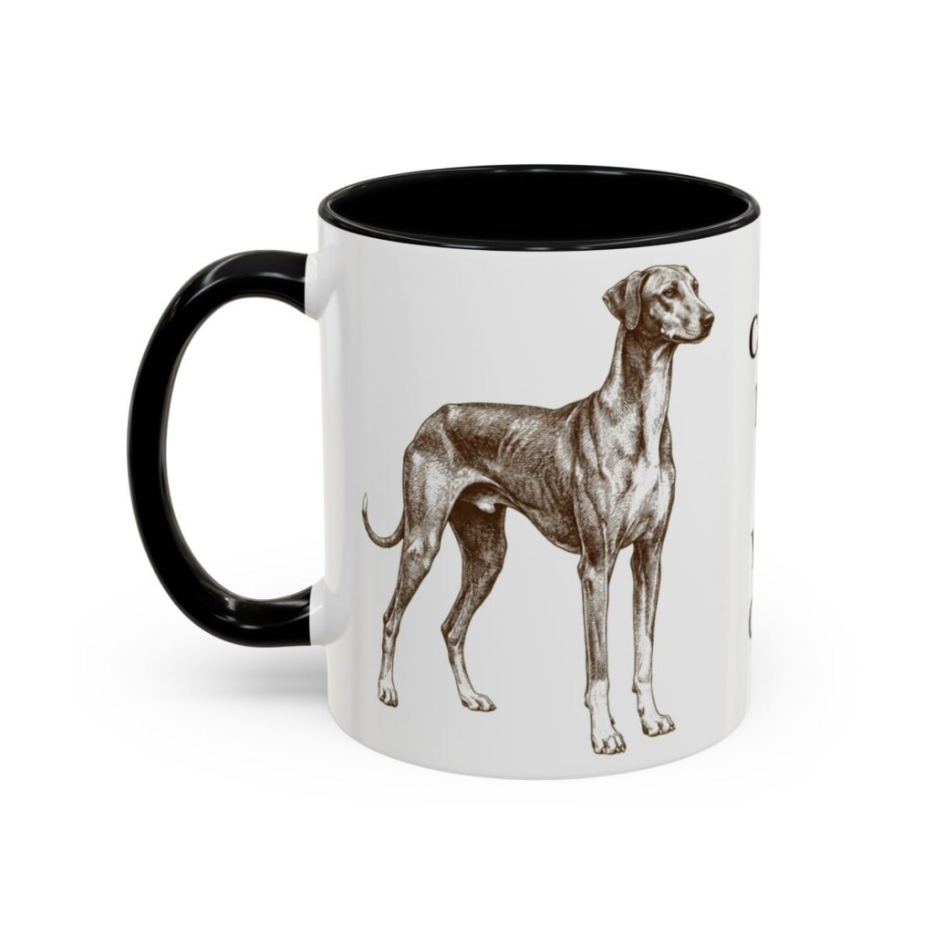 11oz-azawakh-mug-humor-black-left 11oz Funny Azawakh Mug, Black, left side view
