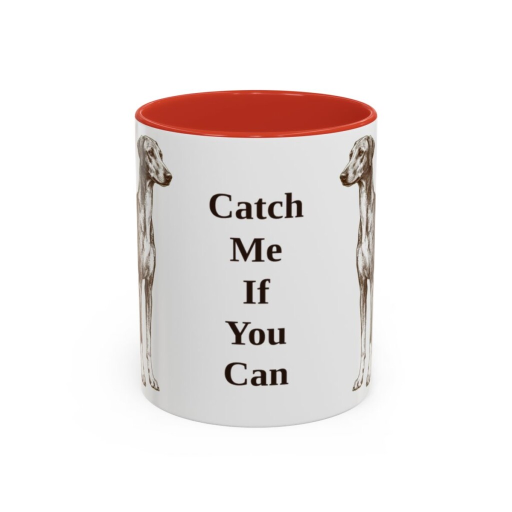 11oz-azawakh-mug-humor-red 11oz Funny Azawakh Mug, Red, front view