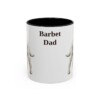 11oz Barbet Dog Dad Mug, Black, front view