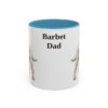 11oz Barbet Dog Dad Mug, Light Blue, front view