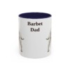 11oz Barbet Dog Dad Mug, Navy, front view