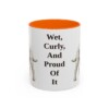 11oz-barbet-mug-humor-orange 11oz Funny Barbet Mug, Orange, front view