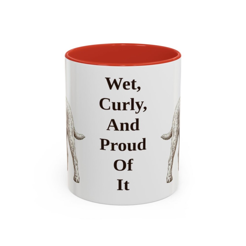11oz-barbet-mug-humor-red 11oz Funny Barbet Mug, Red, front view