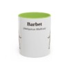 11oz Barbet Latin Mug, Light Green, front view