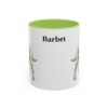 11oz Barbet Mug, Light Green, front view