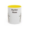 11oz Barbet Dog Mom Mug, Yellow, front view