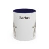11oz Barbet Mug, Navy, front view