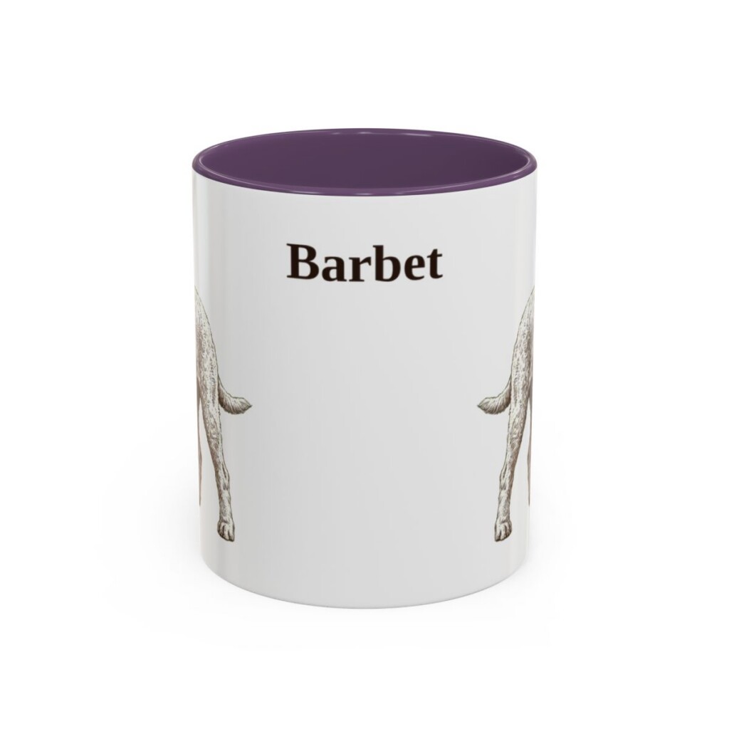 11oz Barbet Mug, Purple, front view