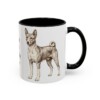 11oz-basenji-mug-humor-black-right 11oz Funny Basenji Mug, Black, right side view