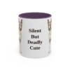 11oz-basenji-mug-humor-purple 11oz Funny Basenji Mug, Purple, front view