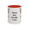 11oz-basenji-mug-humor-red 11oz Funny Basenji Mug, Red, front view