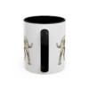 11oz Funny Basset Fauve de Bretagne Mug, Black, back view