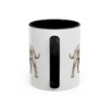 11oz Basset Fauve de Bretagne Latin Mug, Black, back view