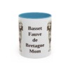 11oz-basset-fauve-de-bretagne-mug-mom-light-blue 11oz Basset Fauve de Bretagne Dog Mom Mug, Light Blue, front view