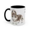 11oz-basset-hound-mug-black-left 11oz Basset Hound Mug, Black, left side view
