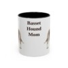 11oz-basset-hound-mug-mom-black-front 11oz Basset Hound Dog Mom Mug, Black, front view