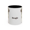 11oz Beagle Mug, Black, front view