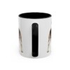 11oz Beagle Dog Mom Mug, Black, back view