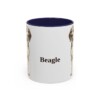 11oz Beagle Mug, Navy, front view
