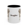 11oz Beaglier Mug, Black, front view