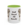 11oz-beaglier-mug-humor-light-green 11oz Funny Beaglier Mug, Light Green, front view
