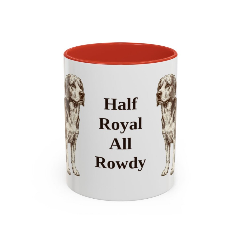 11oz-beaglier-mug-humor-red 11oz Funny Beaglier Mug, Red, front view