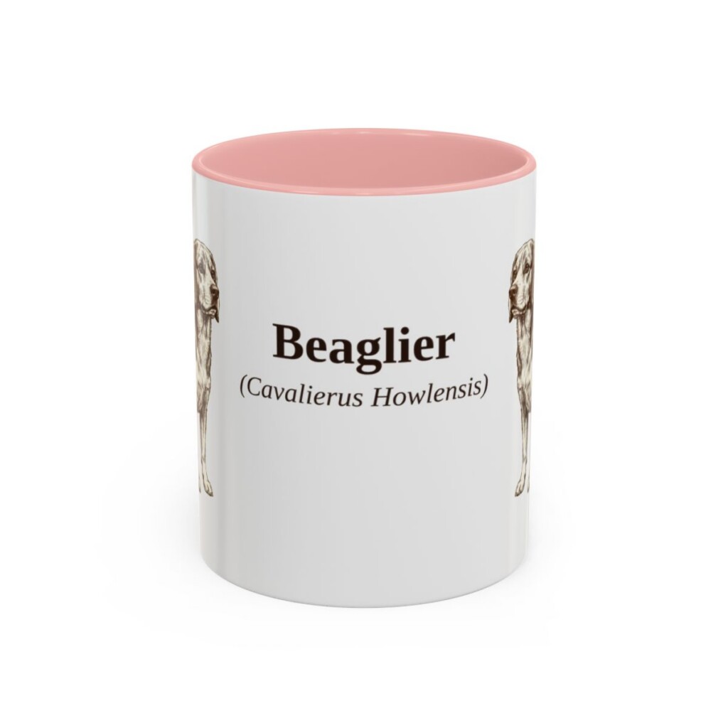 11oz-beaglier-mug-latin-pink 11oz Beaglier Latin Mug, Pink, front view