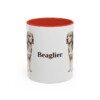11oz Beaglier Mug, Red, front view