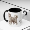 11oz Bearded Collie Mug, Black, lifestyle photo