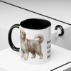 11oz Funny Bearded Collie Mug, Black, lifestyle photo