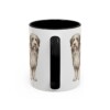 11oz Bearded Collie Dog Mom Mug, Black, back view