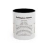 11oz Bedlington Terrier Mug, Black, front view