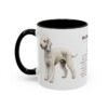 11oz Bedlington Terrier Mug, Black, left side view