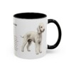 11oz Bedlington Terrier Mug, Black, right side view