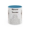 11oz Biewer Terrier Mug, Light Blue, front view