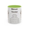 11oz Biewer Terrier Mug, Light Green, front view