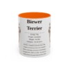 11oz Biewer Terrier Mug, Orange, front view