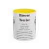 11oz Biewer Terrier Mug, Yellow, front view