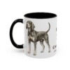 11oz-black-and-tan-coonhound-mug-latin-black-left 11oz Black and Tan Coonhound Latin Mug, Black, left side view
