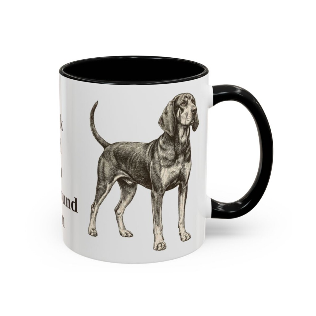 11oz-black-and-tan-coonhound-mug-mom-black-right 11oz Black and Tan Coonhound Dog Mom Mug, Black, right side view