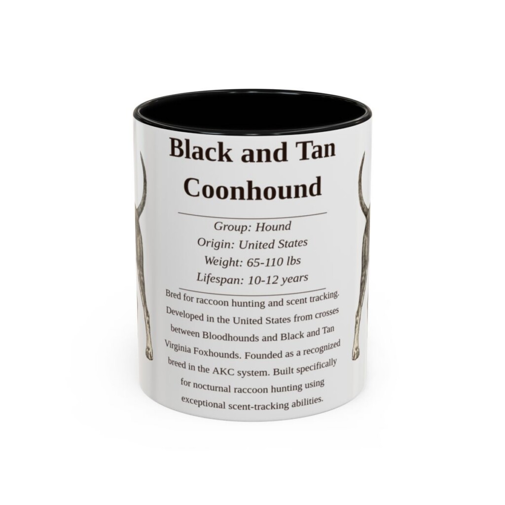 11oz-black-and-tan-coonhound-mug-writeup-black-front 11oz black and tan coonhound mug, Black