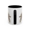 11oz Funny Black Russian Terrier Mug, Black, back view